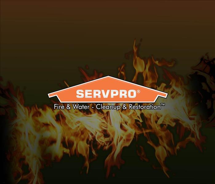 SERVPRO in front of fire